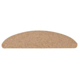 Tappetini Autoadesivi per Scale 30 pz Beige 56x17x3 cm