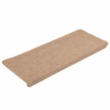 Tappetini Autoadesivi per Scale 30 pz Beige 65x24,5x3,5 cm