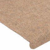 Tappetini Autoadesivi per Scale 30 pz Beige 65x24,5x3,5 cm