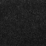 Tappetini Autoadesivi per Scale 20 pz Antracite 56x17x3 cm