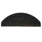 Tappetini Autoadesivi per Scale 30 pz Antracite 65x22,5x3,5 cm