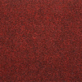 Tappetini Autoadesivi per Scale 30 pz Rossi 65x22,5x3,5 cm