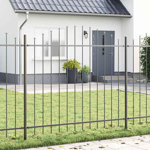 Recinzione per Giardino Grigio 510 x 150 cm