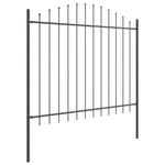 Recinzione per Giardino Grigio 510 x 150 cm