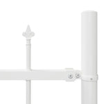 Recinzione per Giardino Bianco 1360 x 75 cm