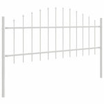 Recinzione per Giardino Bianco 1360 x 75 cm