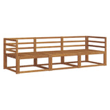 Set di divani da esterno 3 pcs Naturale