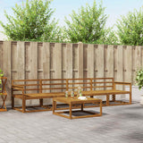 Set di divani da esterno 5 pcs Naturale