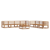 Set di divani da esterno 8 pcs Naturale