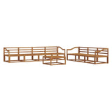 Set di divani da esterno 8 pcs Naturale