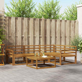 Set di divani da esterno 5 pcs Naturale