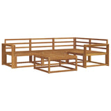 Set di divani da esterno 5 pcs Naturale