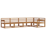 Set di divani da esterno 5 pcs Naturale