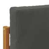 Set di divani da esterno con cuscino 5 pcs Naturale e Antracite