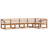 Set di divani da esterno 5 pcs Naturale