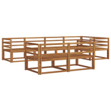 Set di divani da esterno 7 pcs Naturale