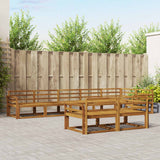 Set di divani da esterno 8 pcs Naturale