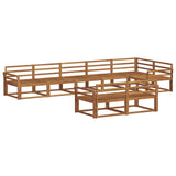 Set di divani da esterno 8 pcs Naturale