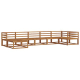 Set di divani da esterno 7 pcs Naturale