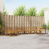 Set di divani da esterno 7 pcs Naturale