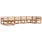 Set di divani da esterno 7 pcs Naturale