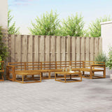 Set di divani da esterno 8 pcs Naturale