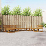 Set di divani da esterno 8 pcs Naturale