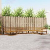Set di divani da esterno 8 pcs Naturale