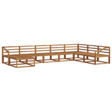 Set di divani da esterno 8 pcs Naturale