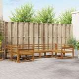 Set di divani da esterno 6 pcs Naturale