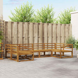 Set di divani da esterno 6 pcs Naturale