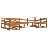 Set di divani da esterno 6 pcs Naturale