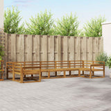 Set di divani da esterno 7 pcs Naturale