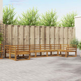 Set di divani da esterno 7 pcs Naturale