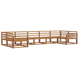 Set di divani da esterno 7 pcs Naturale