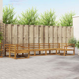 Set di divani da esterno 7 pcs Naturale