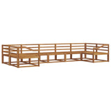 Set di divani da esterno 7 pcs Naturale