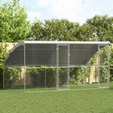 Cuccia per cani 2 pcs Argento 4 x 2 x 2 m Acciaio zincato
