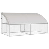 Cuccia per cani 2 pcs Argento 4 x 2 x 2 m Acciaio zincato