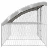Cuccia per cani 2 pcs Argento 4 x 2 x 2 m Acciaio zincato