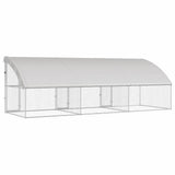 Cuccia per cani 3 pcs Argento 6 x 2 x 2 m Acciaio zincato