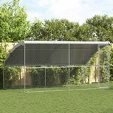 Cuccia per cani 2 pcs Argento 4 x 2 x 2 m Acciaio zincato