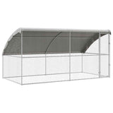 Cuccia per cani 2 pcs Argento 4 x 2 x 2 m Acciaio zincato