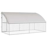 Cuccia per cani 2 pcs Argento 4 x 2 x 2 m Acciaio zincato