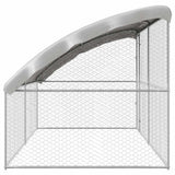 Cuccia per cani 2 pcs Argento 4 x 2 x 2 m Acciaio zincato