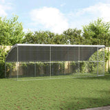 Cuccia per cani 3 pcs Argento 6 x 2 x 2 m Acciaio zincato
