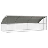 Cuccia per cani 3 pcs Argento 6 x 2 x 2 m Acciaio zincato