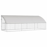 Cuccia per cani 3 pcs Argento 6 x 2 x 2 m Acciaio zincato