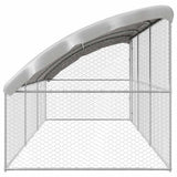 Cuccia per cani 3 pcs Argento 6 x 2 x 2 m Acciaio zincato