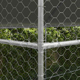 Cuccia per cani 4 pcs Argento 8 x 2 x 2 m Acciaio zincato